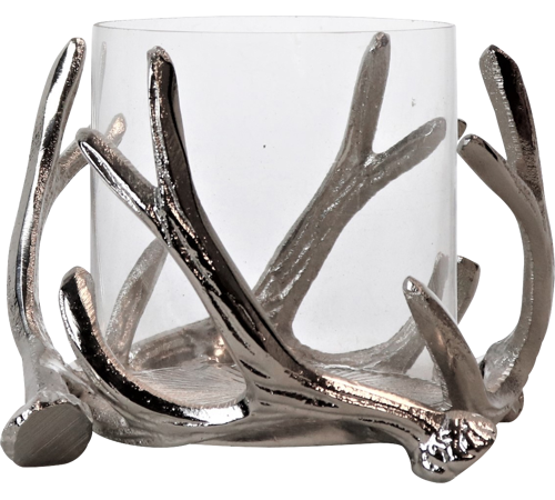 Suport Lumanare Coarne Ren ø16x11cm