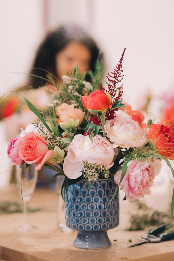 Buchet floral cu bujori Gentle touch