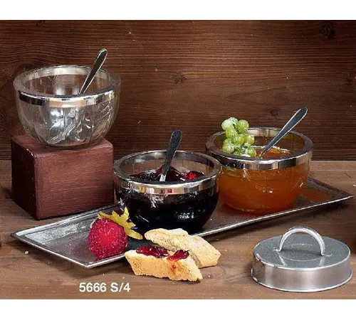 Tava cu 3 boluri sticla 13x32x6,7cm