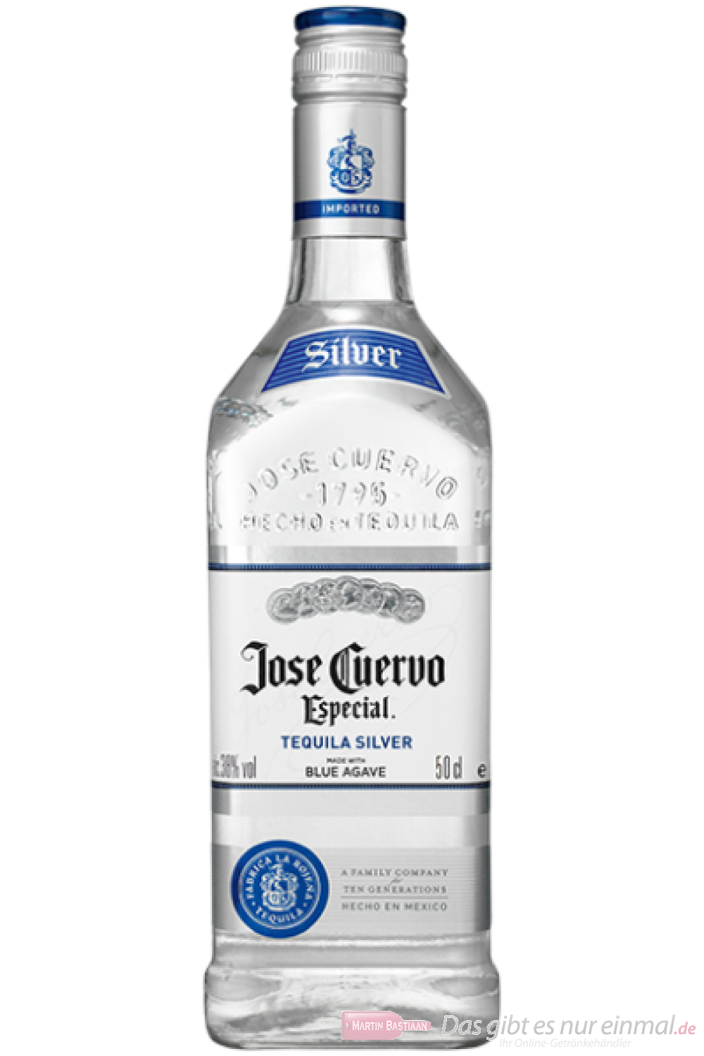 Jose Cuervo - Tequila Especial SILVER  - 0.7L, Alc: 38%