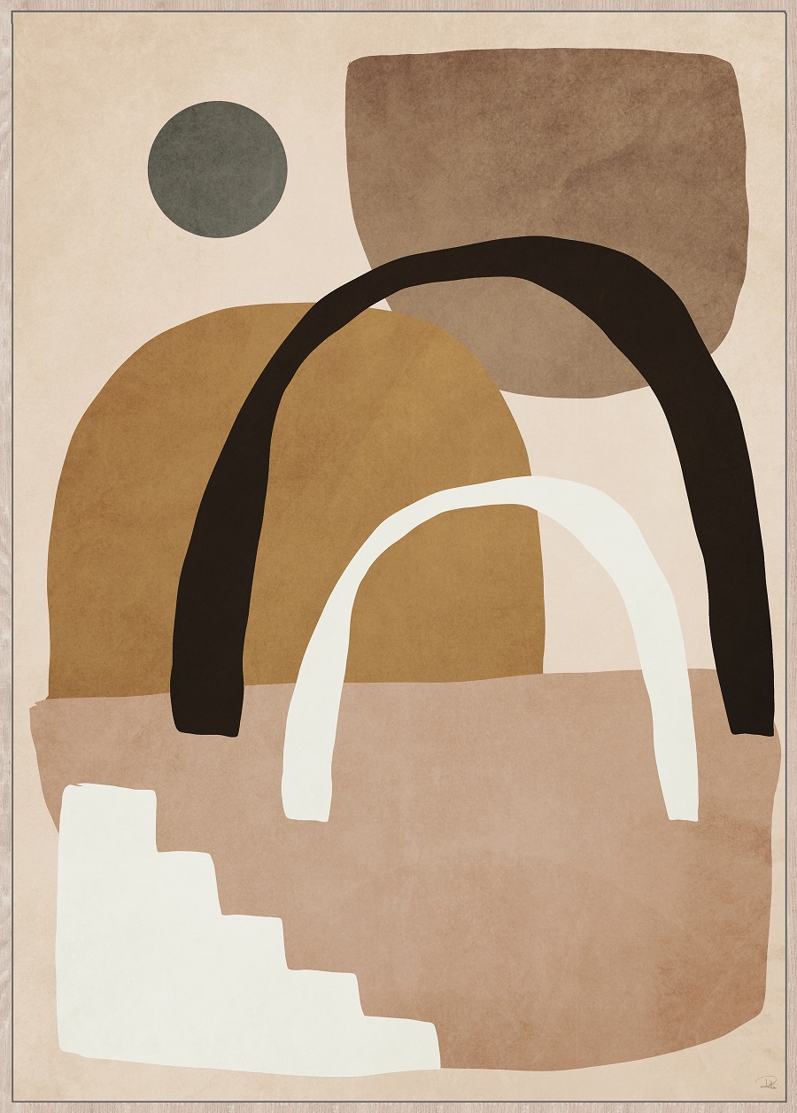 Tablou înrămat „Fort de Nizwa”, 100x140 cm