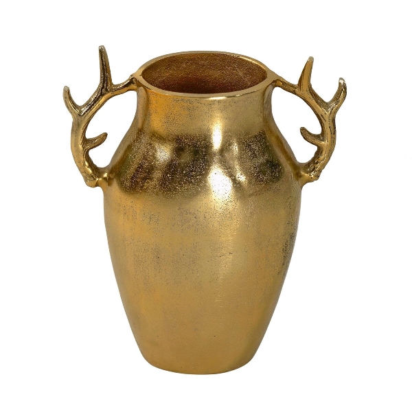 Vază „Coarne de cerb”, auriu - 31 x 14 x 42 cm