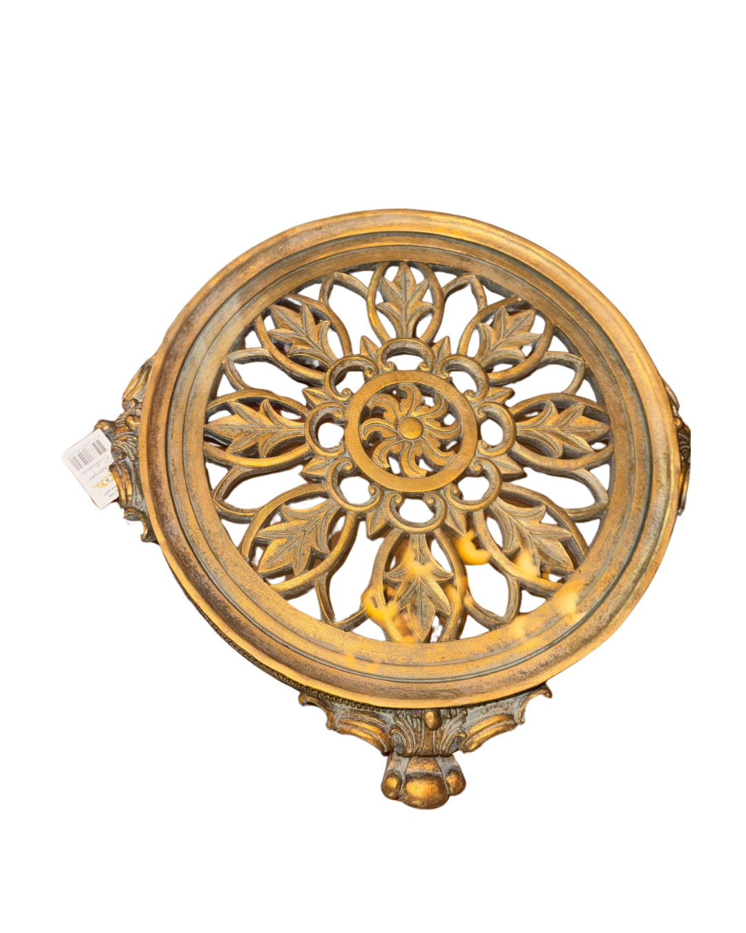 Platou decorativ din rășină, 35 cm