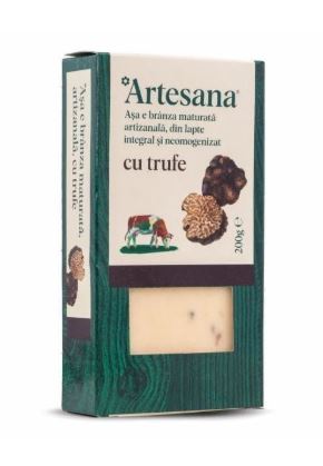 Branza maturata cu trufe Artesana 