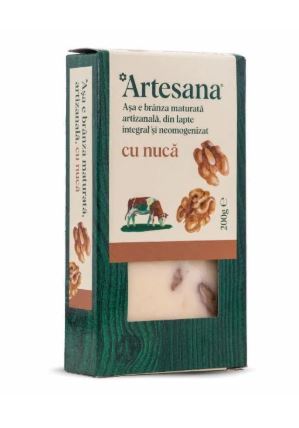 Branza maturata cu nuca Artesana 