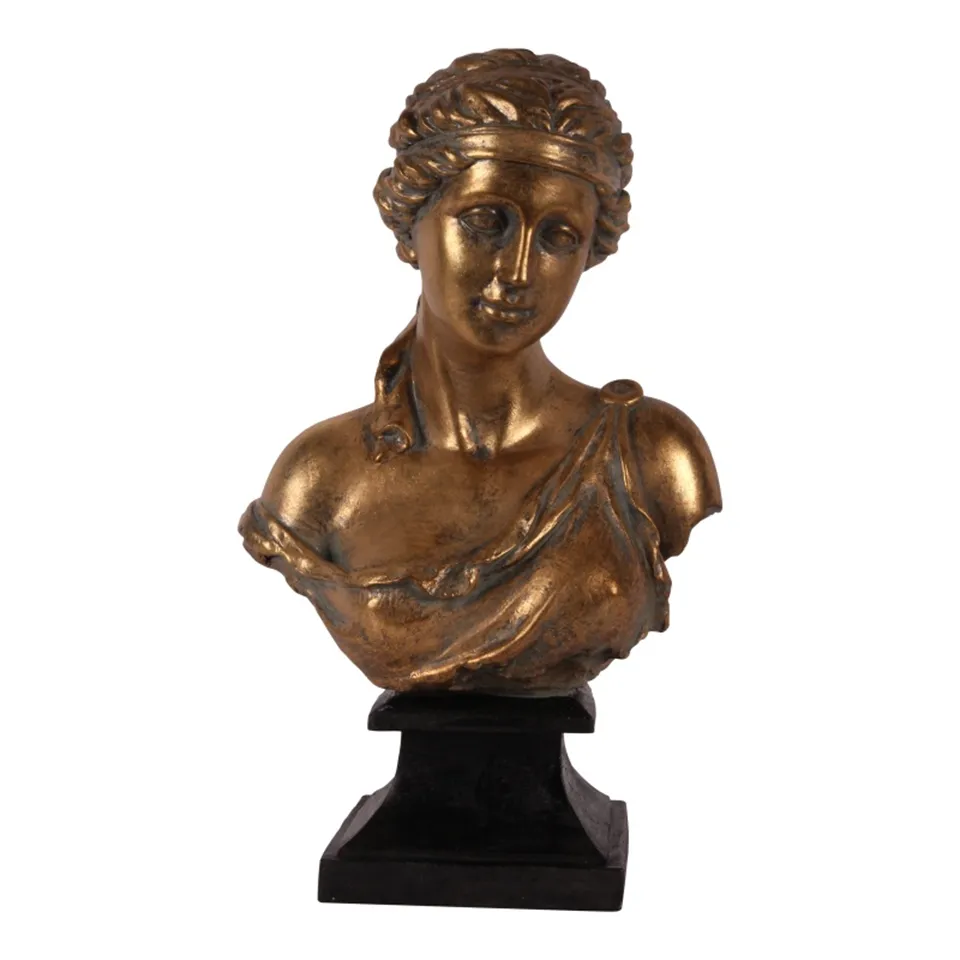 Figurina bust din rasina  42,8 cm 