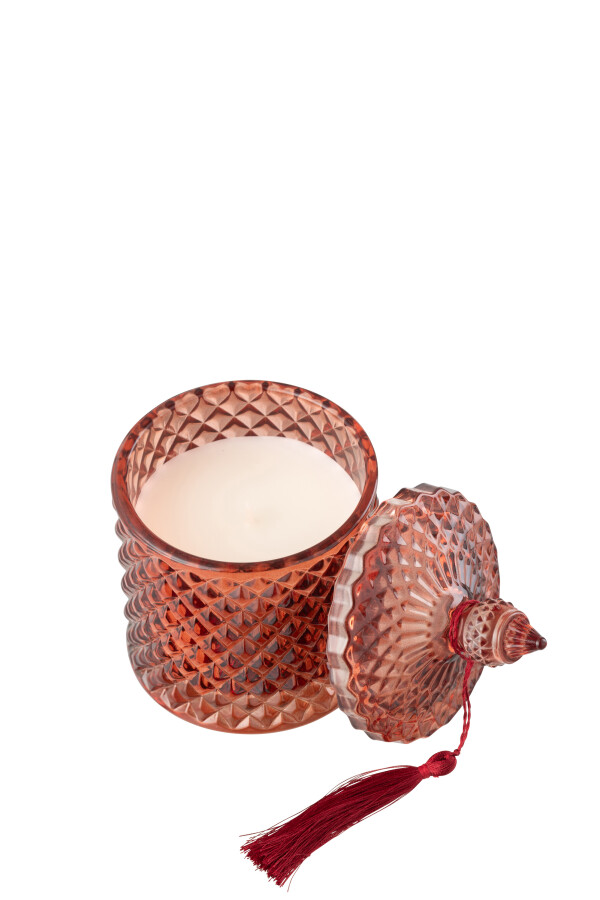 Lumânare parfumată cu capac Olive & Frank(8,5x8,5x14,5 cm)