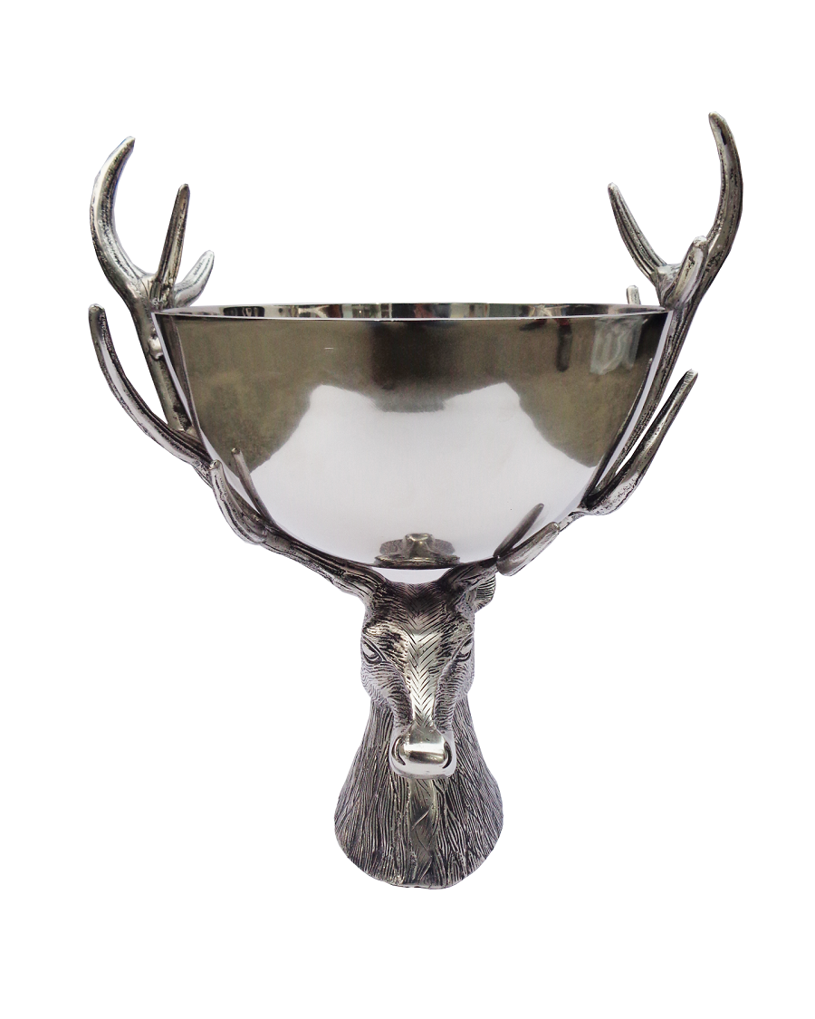 Răcitor de șampanie „Cerfs”, din nichel, 40x51 cm